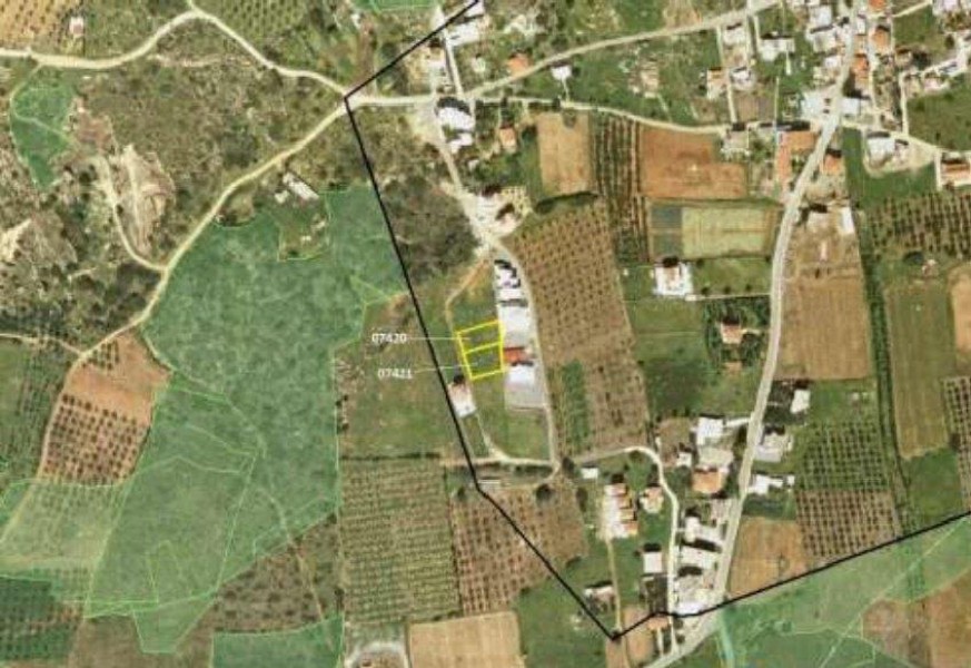 Two adjacent land plots, Viglafia settlement